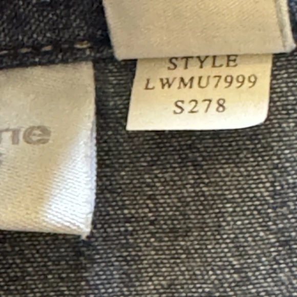 Liz Claiborne Midi Jean Skirt Sz 8 Retro Y2K 90s Flare Boho Western Preppy Long - Picture 10 of 10